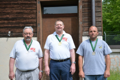 19_Siegertrio Liegend Stgw.90 v.l. 2.Werner Bächtold, 1. Roland Tenger, 3.Hermann Rohner